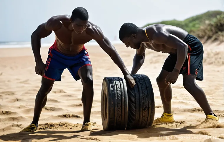 세네갈 레슬링 경기 - **Prompt 1: "The Mystical Origins of Lamb"**
    A powerful and spiritual young Senegalese wrestler,...