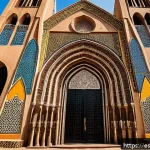 다카르 대성당 - A majestic Neo-Gothic cathedral in Dakar blending European architectural style with local Senegalese...
